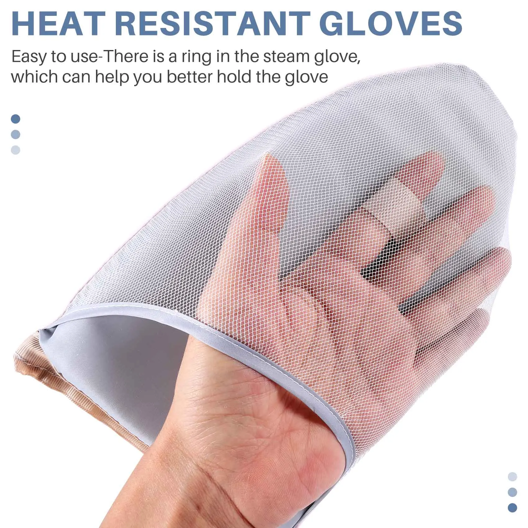 Clothing Steam Iron Gloves Steam-Proof Gloves Heat-Resistant Clothing Steam Gloves Clothing Steam Accessories Blue