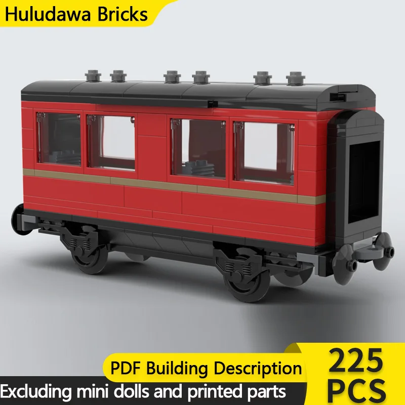 

Модель городской автомобиль MOC, строительные кирпичи, железная дорога, экспресс-поезд, модульная технология, детские праздничные подарки, сборка игрушек, костюм