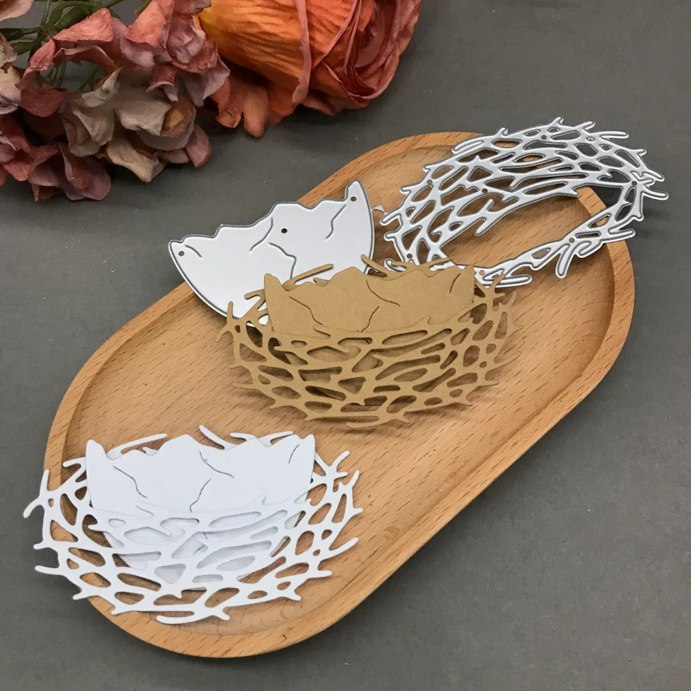 1pcs metal cutting dies cut die mold The Bird's nest Scrapbook paper craft blade punch stencils dies