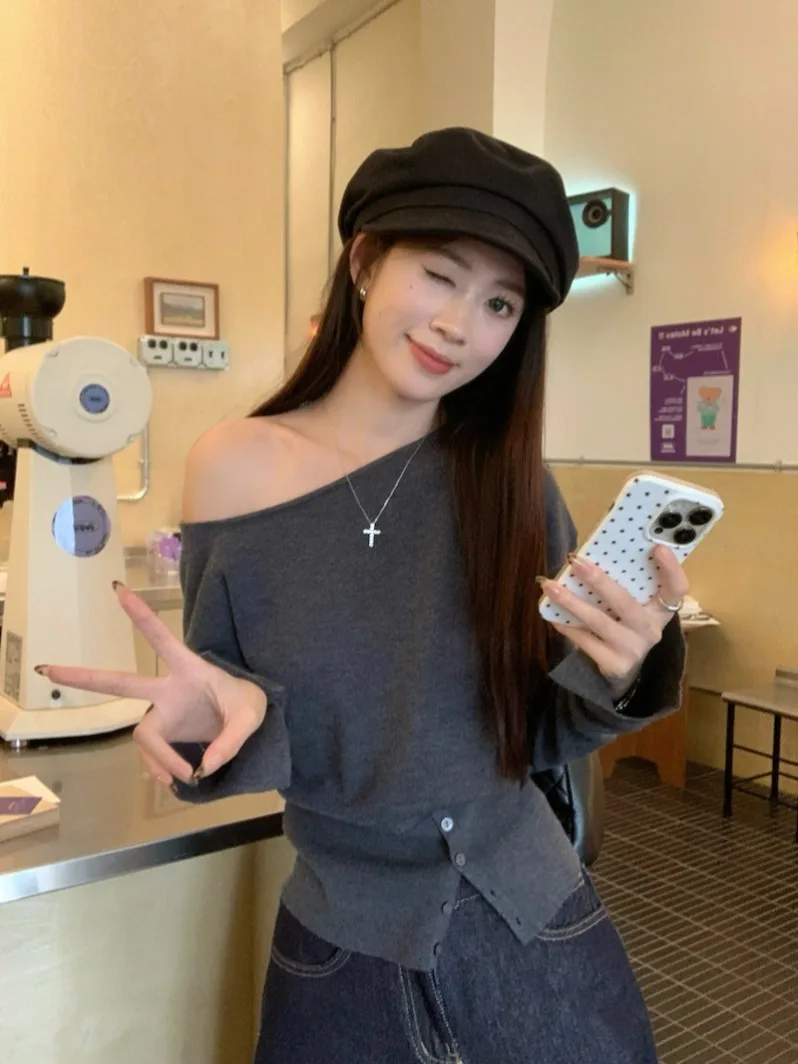 

Свитера Джемперы Пуловеры Женские Забавные Кашемировые Вязаные Женщины Вязание крючком Концертный Фестиваль Ежедневная рок-группа Альтернатива Панк Гранж