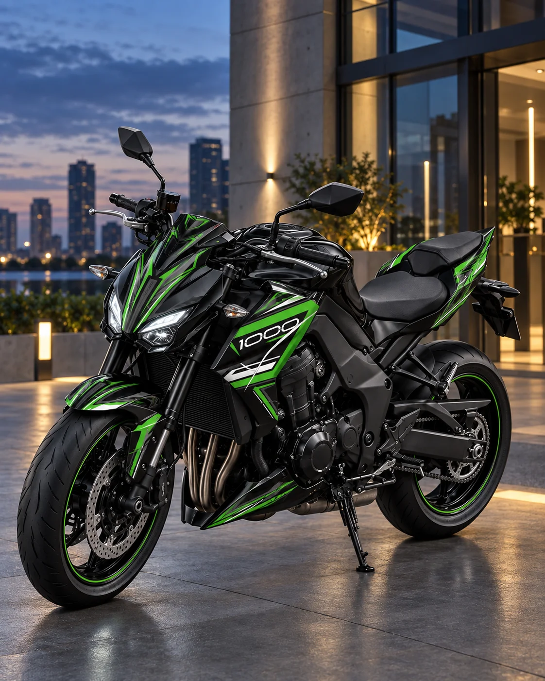 For Z1100 Z1000 Z 1100 1000 SE Tank Pad Knee Grip Gas Fuel Oil Protection Body Fender Front Fairing Stickers Decals Accessories