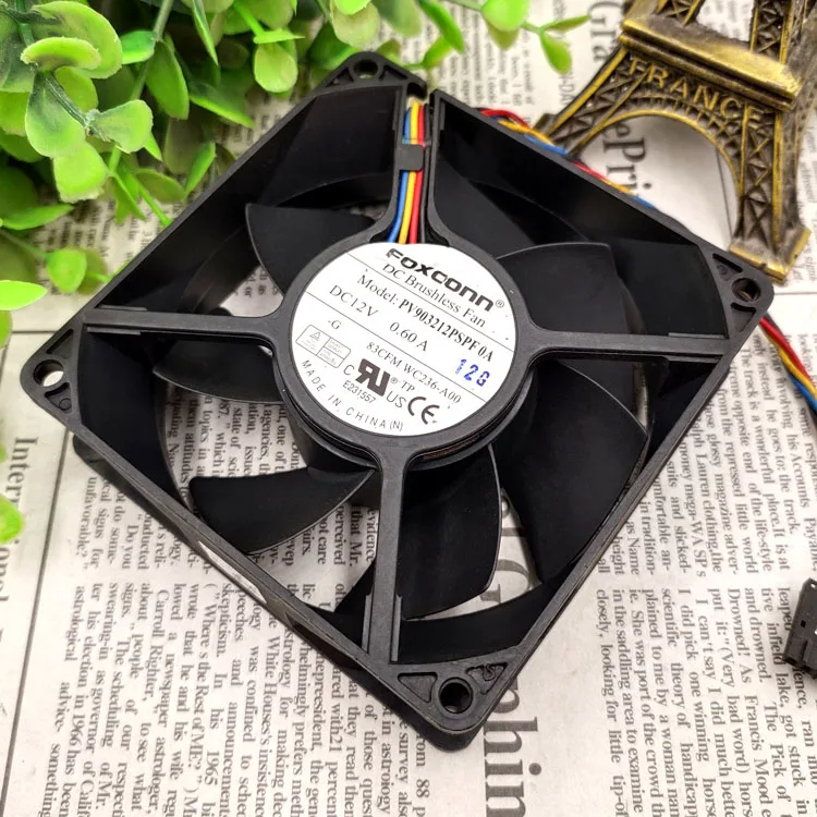 PV903212PSF0A 9032 12V 0.60A 4WIRES PWM COOLING FAN