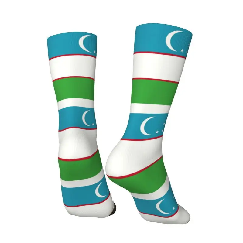 Meias Kawaii Estampadas para Homens e Mulheres, Uzumaki Flag Crew Socks, Elásticas, Verão, Outono, Inverno