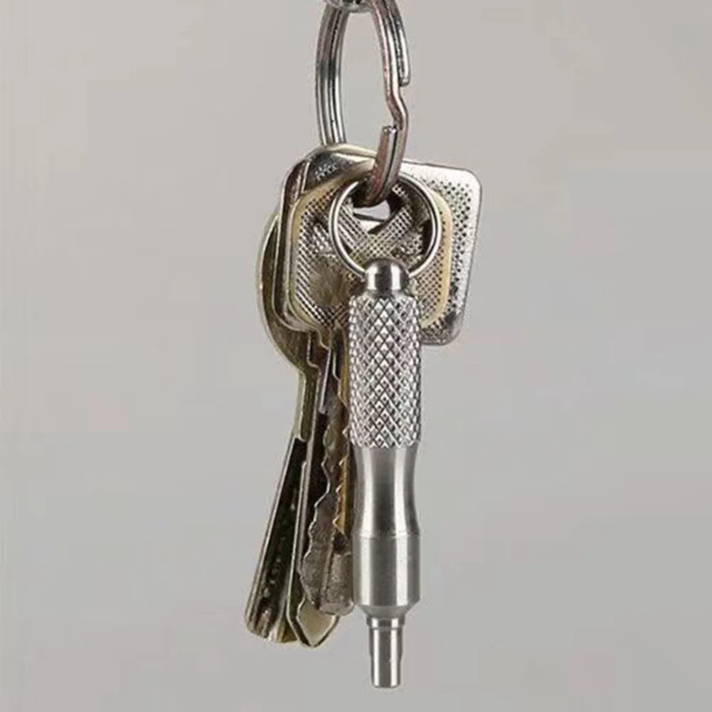 Bike Tire Screwdriver Tire Wrench Spanner Tire Removal Rust Proof Silver Color Stainless Steel Material 56mm Long