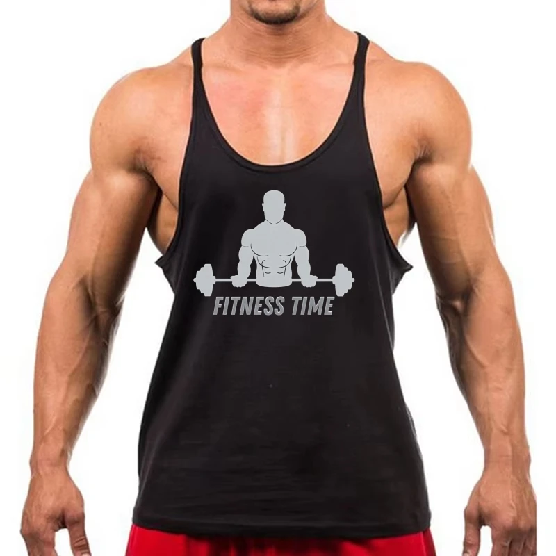 

Майка для фитнеса для мужчин, жилет-стрингер для спортзала, майка без рукавов для бодибилдинга, быстросохнущая прочная летняя спортивная одежда