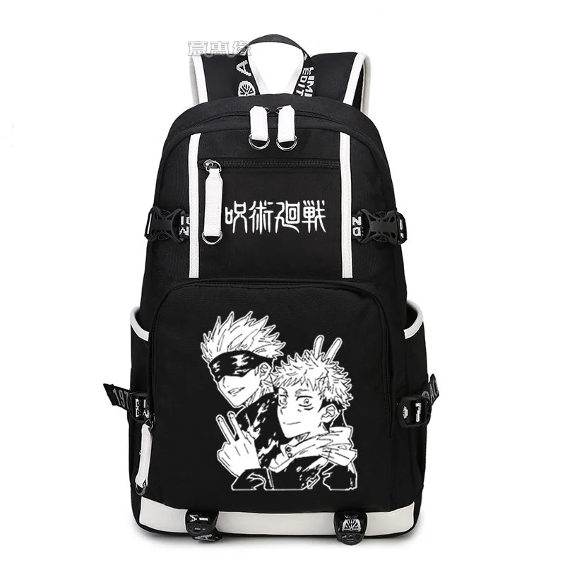 

Japan Anime Cool Cartoon Jujutsu Kaisen Yuji Itadori Backpack Cosplay Canvas Bag Schoolbag Travel Bags