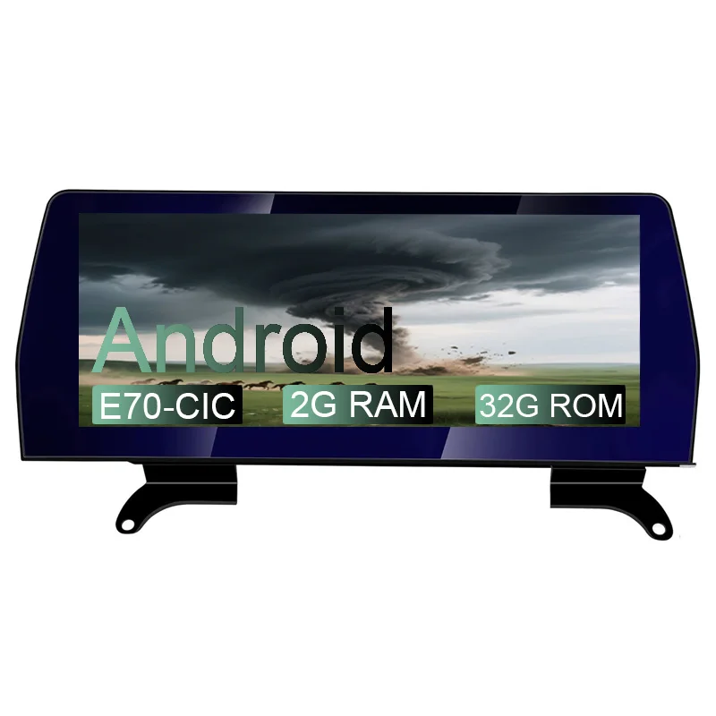 

Android car radio for BMW X5 X6 E70 E71 2007-2010 stereo screen Carplay Android Auto Bluetooth GPS Navigation FM radio 12.3’