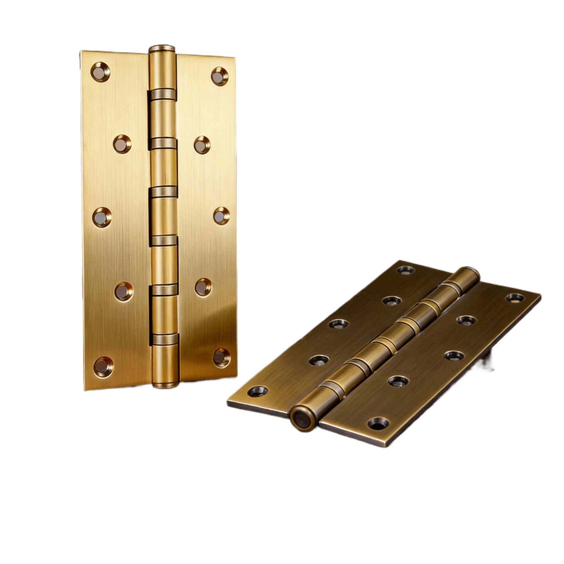 Thickened silent hinge, flat open stainless steel heavy-duty 8-inch bearing wooden door hinge, metal door hardware