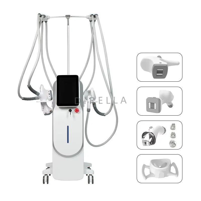 Professional 4 in 1 Vacuum Fast Slimming Machine Body Slimming Skin Tightening Salon Equipment with Cavitation & Rotary Massage