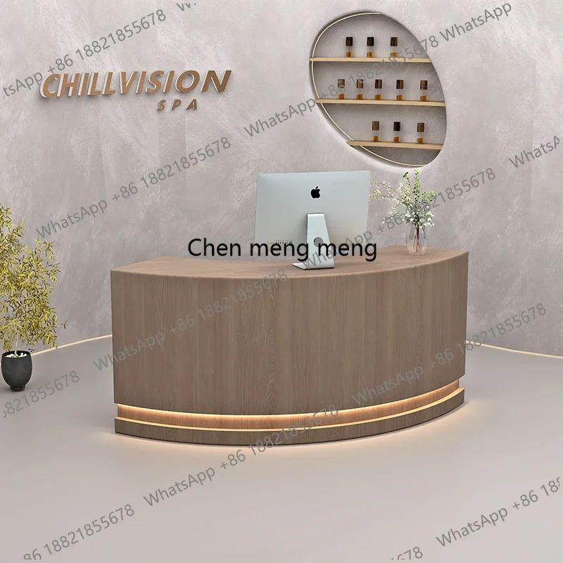 Hot sales Counter Modern Reception Desks Display Rental Beauty White Reception Desks Stands Home Recepcion Mostrador Pulpit For