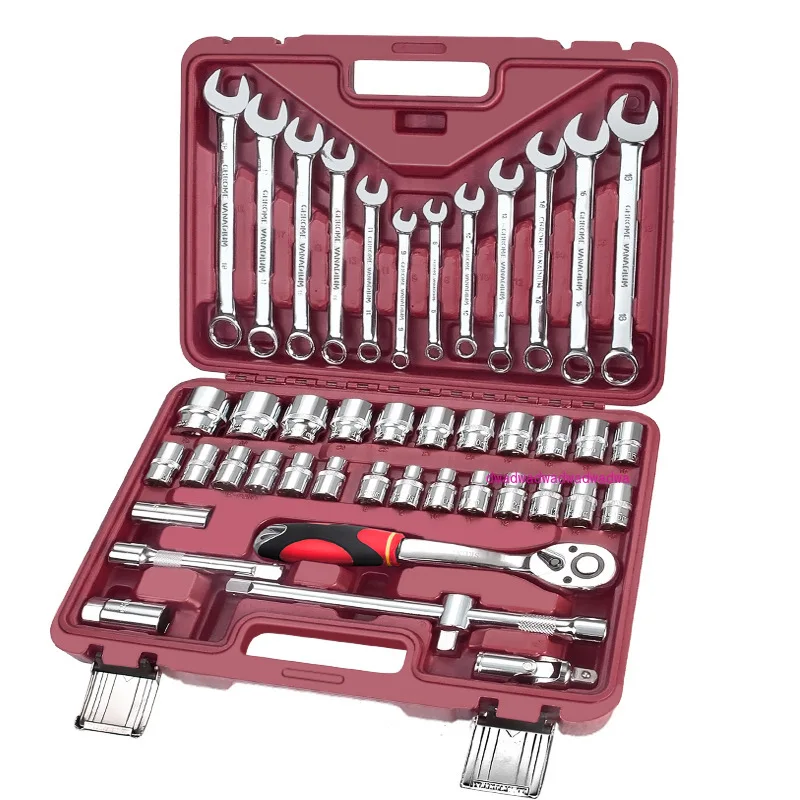 Comprehensive machine repair set Sleeve wrench set Tool 24 tooth ratchet 72 tooth Dafei auto repair set