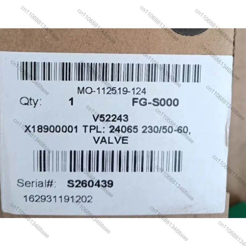 Accessories solenoid valve x18900001 v52243 fg-s000 230vac 1.2/1.5mm