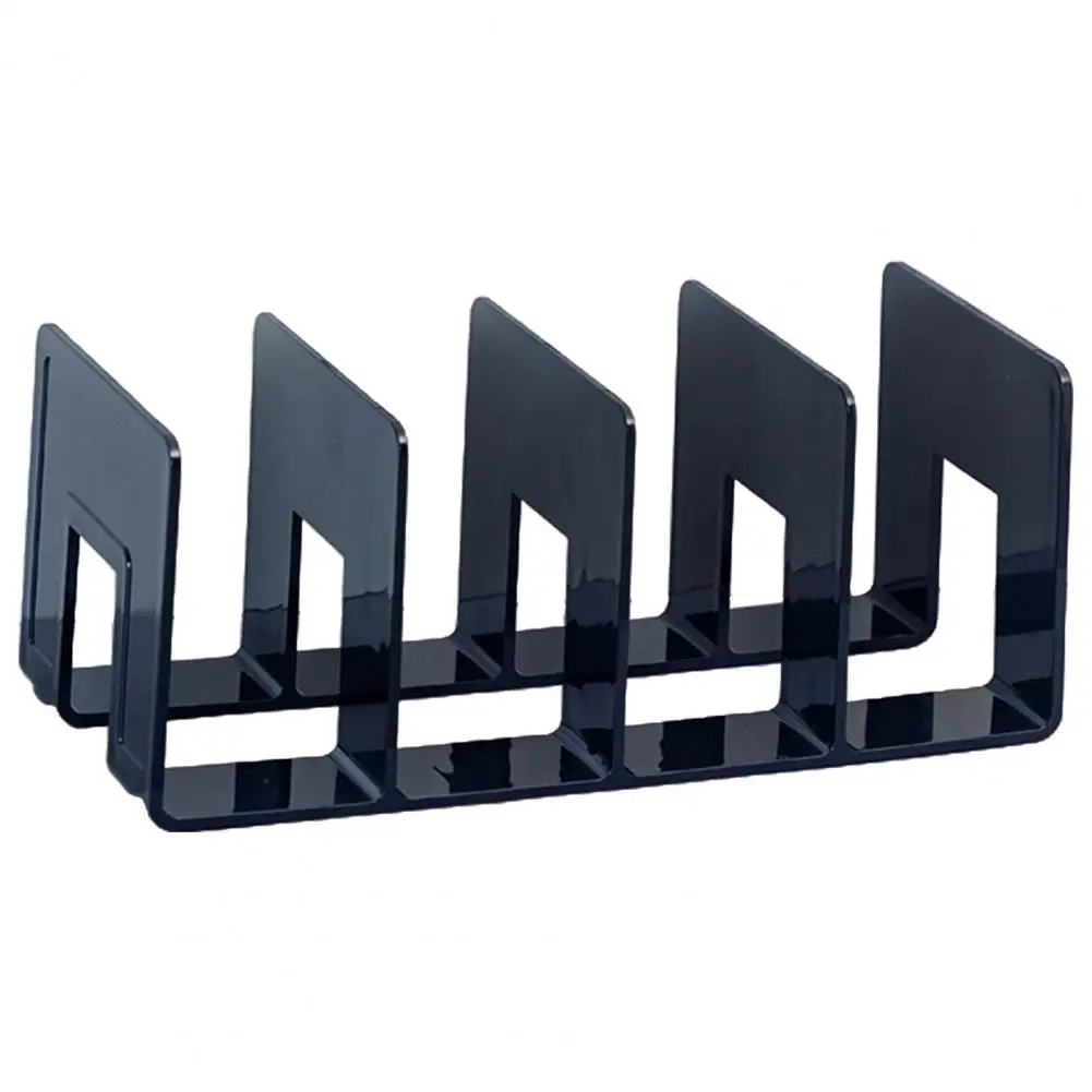 Portadocumenti scomparto inferiore antiscivolo Design divisore portadocumenti per documenti Desktop scavato senza caduta