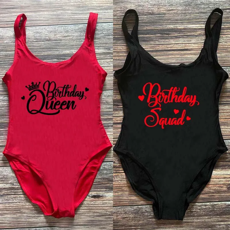 عيد ميلاد الملكة فرقة مثير ملابس النساء بيكيني امرأة حفلة قطعة واحدة ملابس السباحة الصيف ثوب السباحة بحر لباس سباحة S-3XL