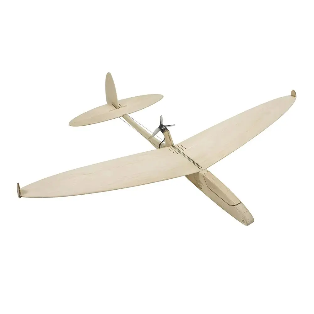 Sparrow F06 600mm Balsa Wood Glider, Laser Cut Free Flight Model Kit - DIY Building Kit for Beginners & Hobbyists - view 2