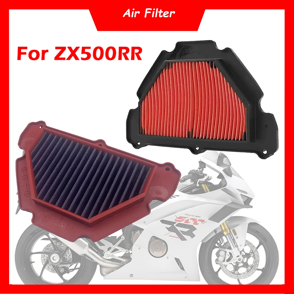 

Motorcycle Replacement Engine Air Filter Cleaner 500cc Air Intake Filter Element For ZXMOTO 500RR ZX500RR ZX500 RR