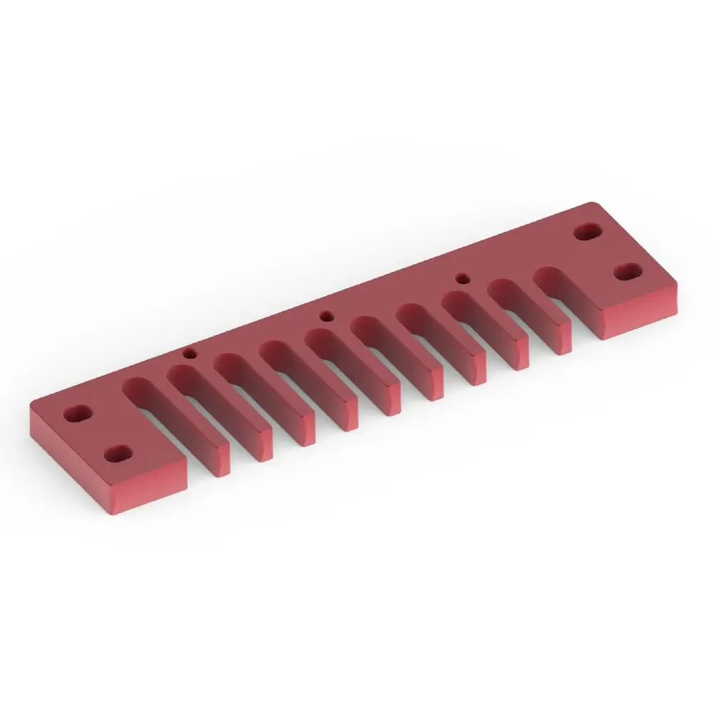 Aluminum Alloy 10-Hole Harmonica Comb for marine Band Crossover & Deluxe - 3 Colors