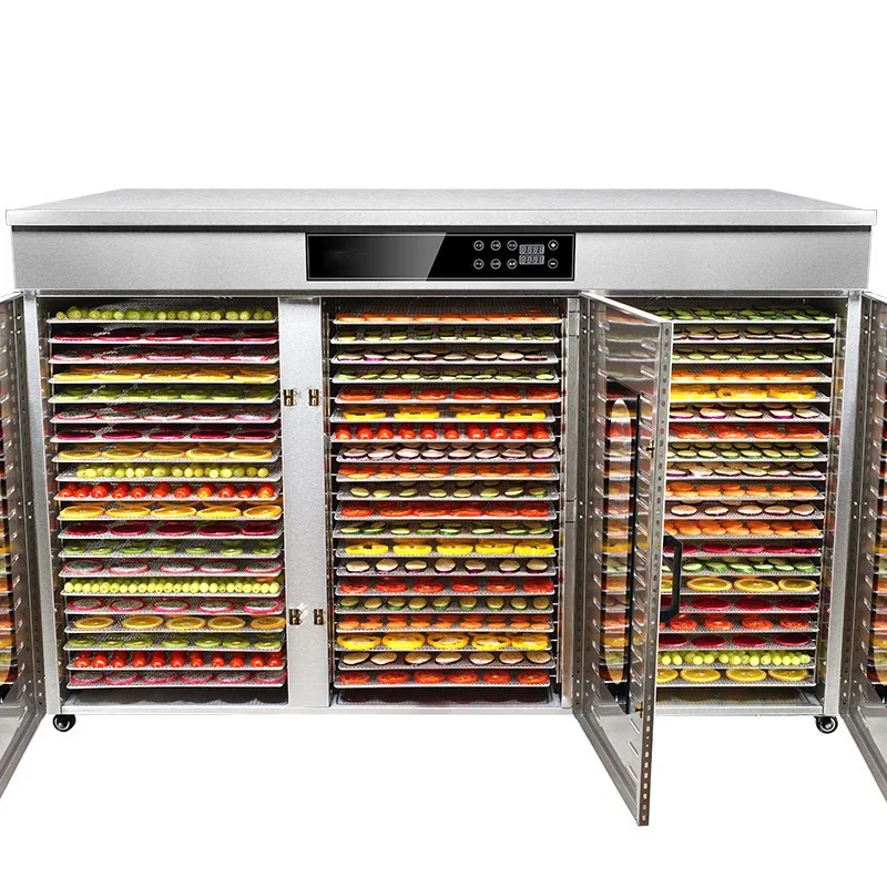 60 레이어 식품 탈수기 스낵 탈수 건조기 과일 야채 허브 고기 건조기 4500W