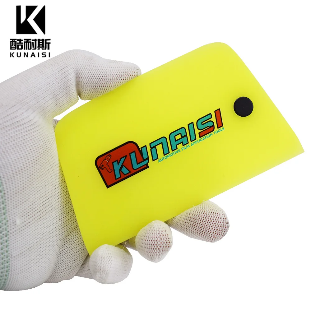 KUNAISI  TPU Rubber Squeegee For Carbon Fiber Wrap Vinyl PPF Installation Car Film Cover Decals Paint Scraper Glass Clean car
