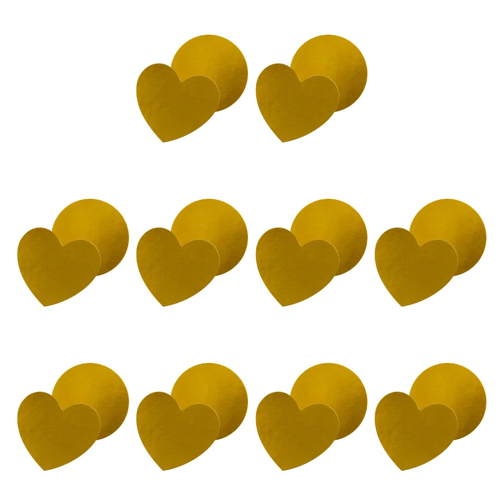 

20 Sheets Premium Paper Sealing Stickers Gold Foil Adhesive Labels for Home Office School DIY Decorative Seal Use