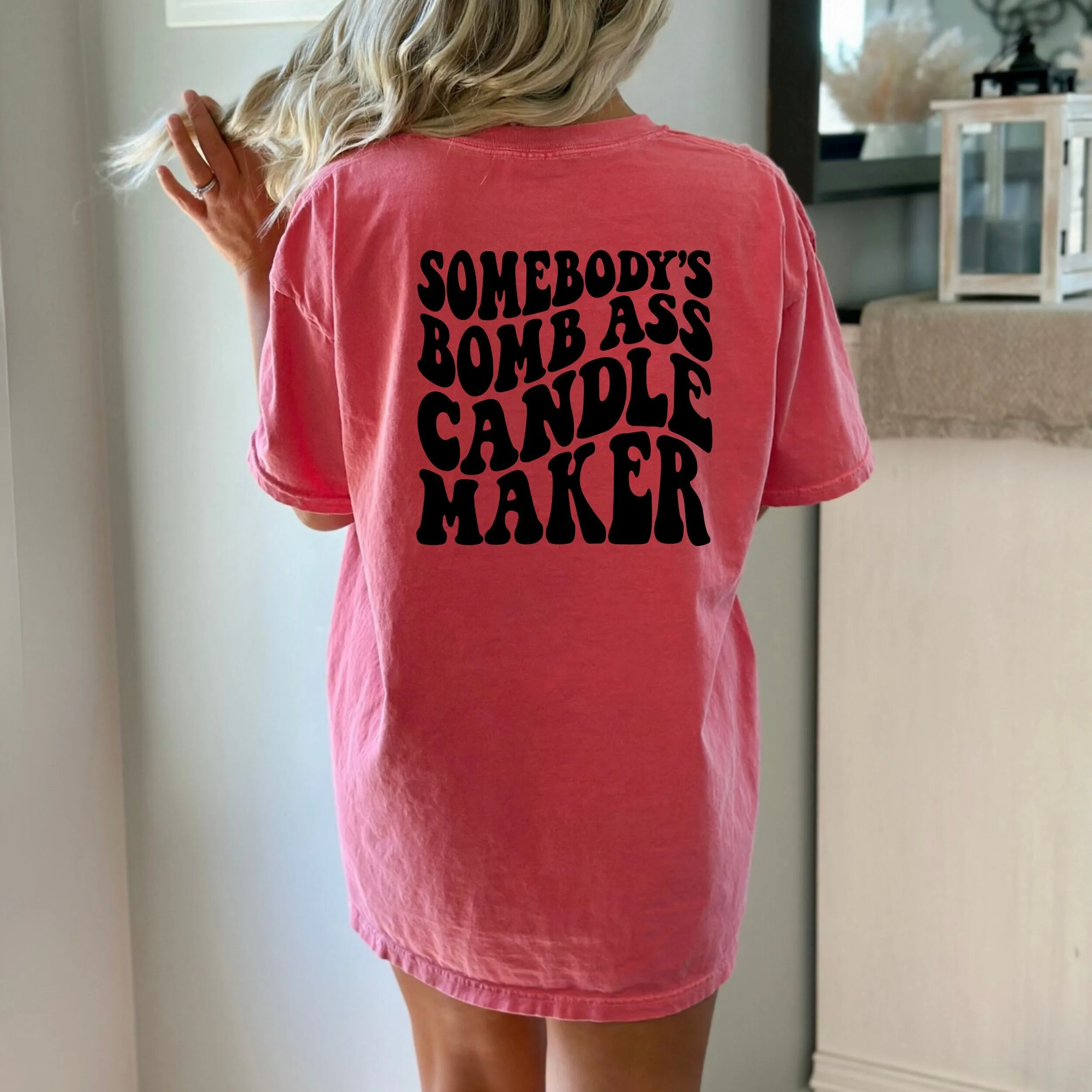 Candle Making Gangsta Maker T Shirt for Crafter Lady Mom Comfort Colors