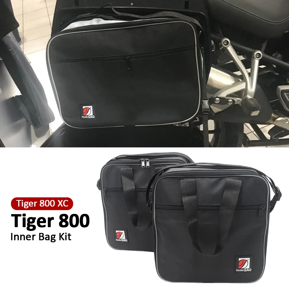

For TIGER 800 XC Tiger800 Tiger 800 Motorcycle Accessories Black Pannier Liner Inner Luggage Bags
