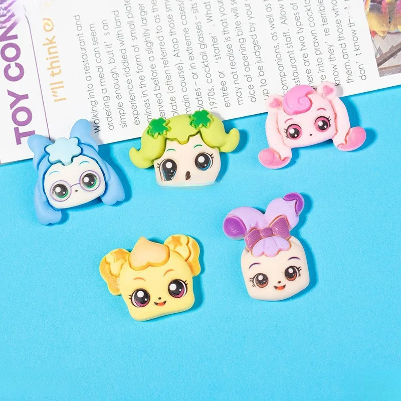 New Resin Accessories Cartoon Wonderful Cute Elfdiy Cream Glue Phone Shell Stickers Barrettes Storage Box