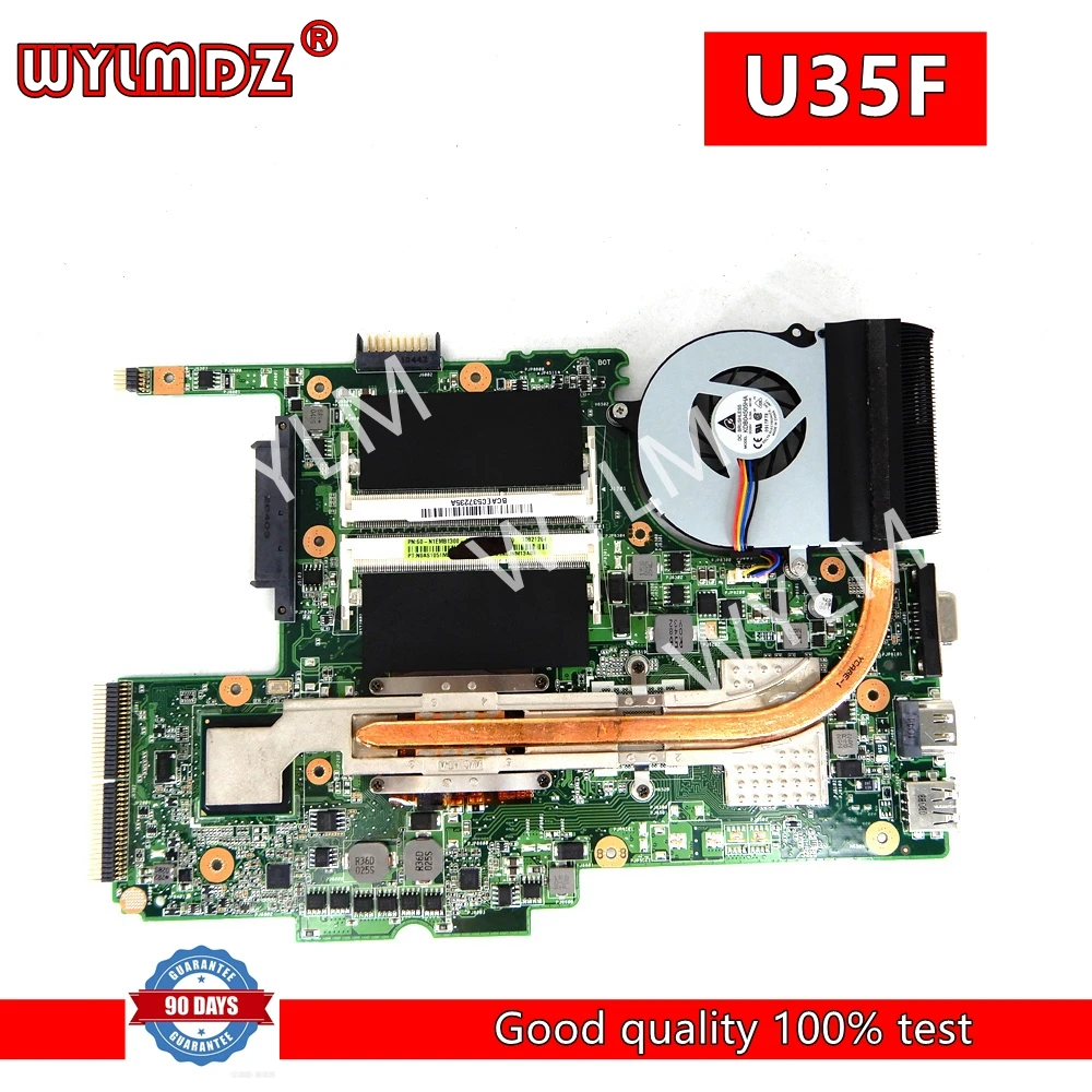 

U35F Mainboard REV2.0 For U35F laptop Motherboard 60-N3ZMB1300-A19 100% Tested Working