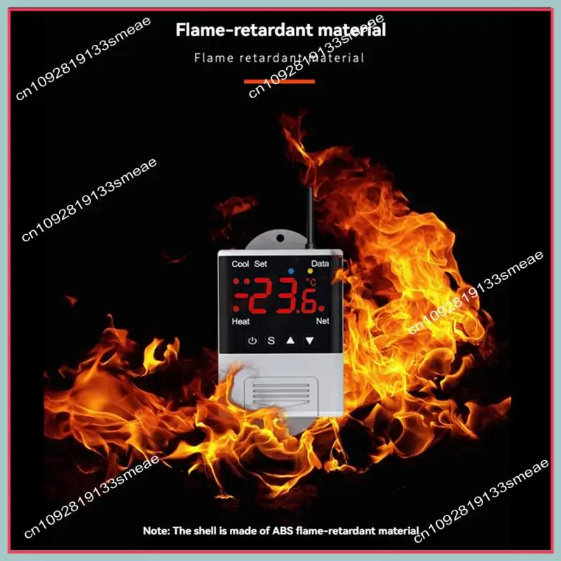 N94R DTC1201 Wireless Wifi Thermostat For Smart Home, AC 110V 220V, Aquarium Temperature Control With NTC Sensor