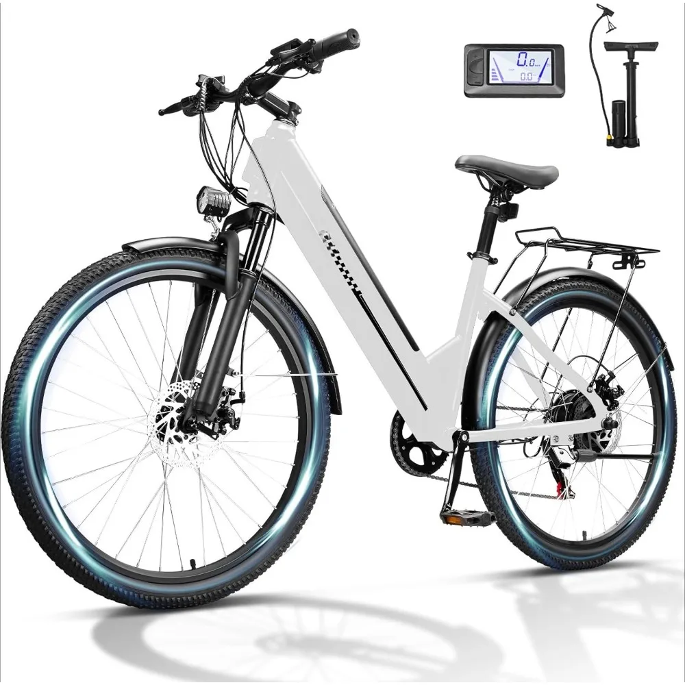 

Electric Bike for Adults - 7-Speed 26" Mountain Ebike,750W Peak Motor,48V Removable Battery,Max 20Mph,50Miles