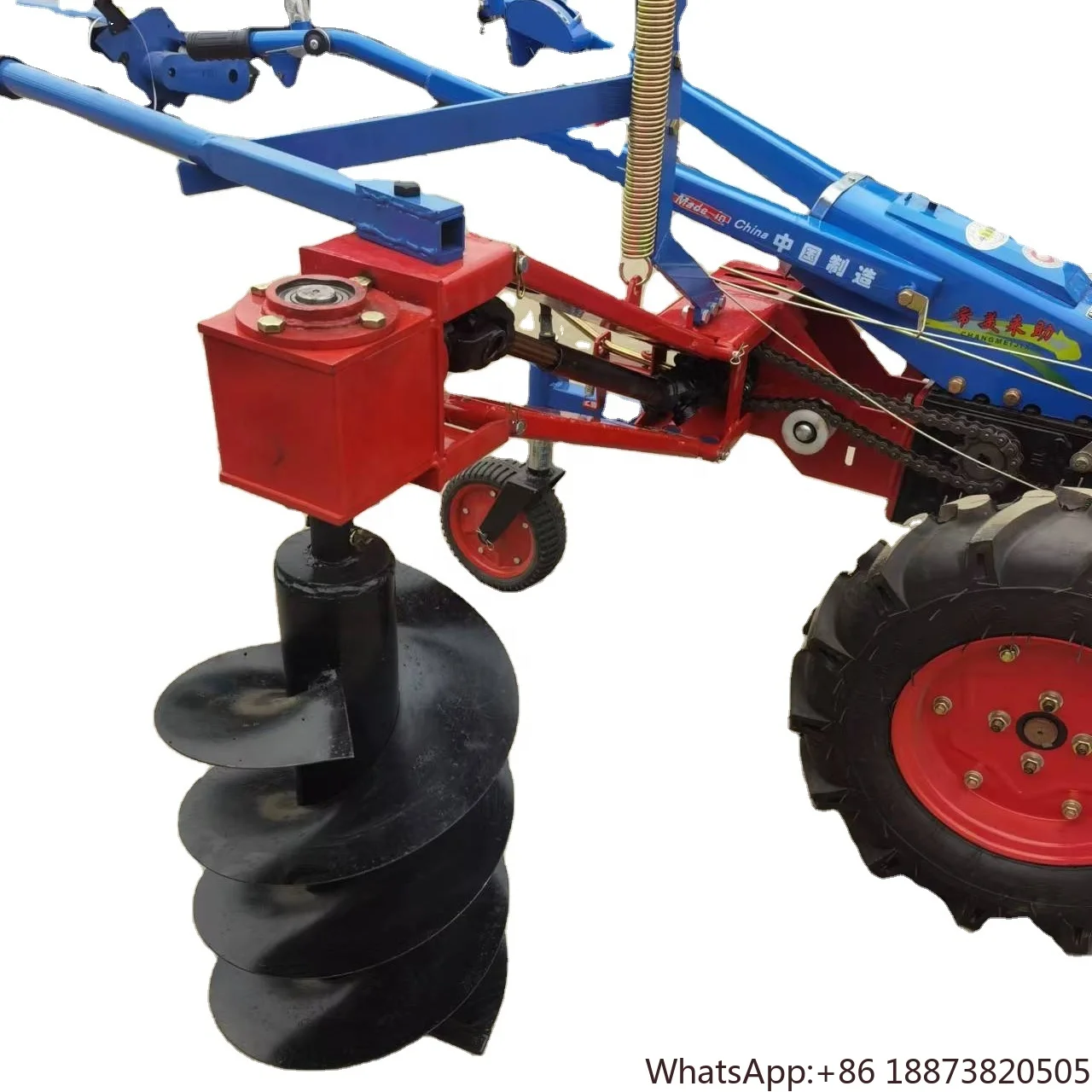 walk tractor tiller two wheel disc plough for walking tractor