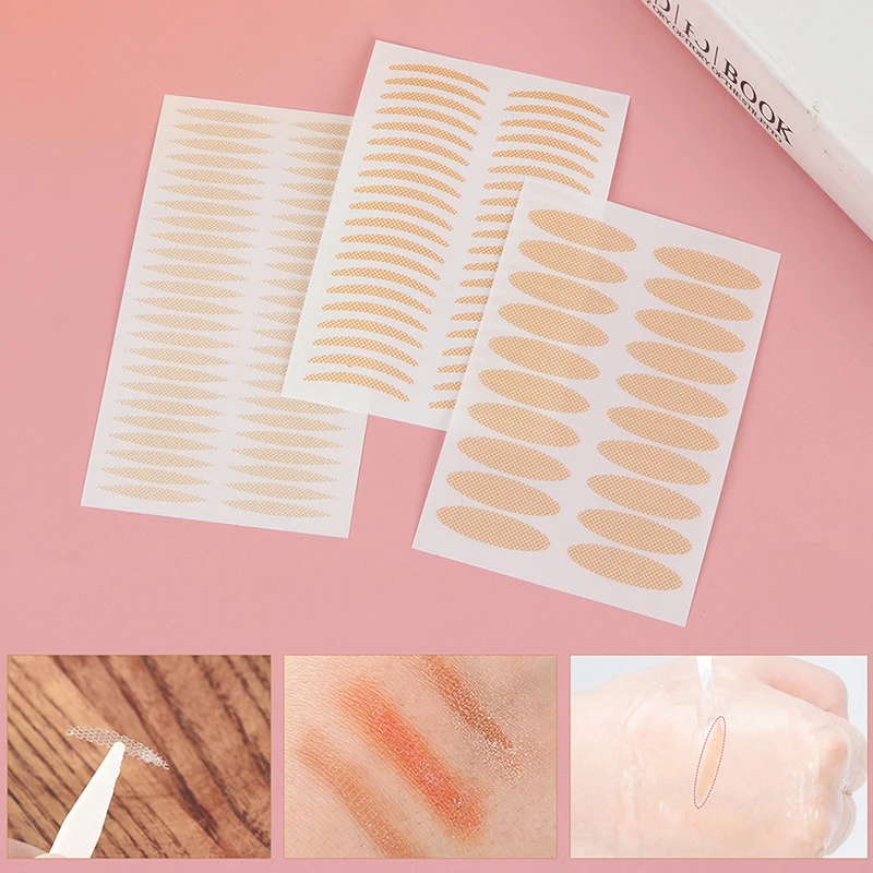 200pcs Invisible Eyelid Sticker Double Eyelid Stickers Transparent Self Adhesive Double Eye Tape Ladies Eye Makeup Tools