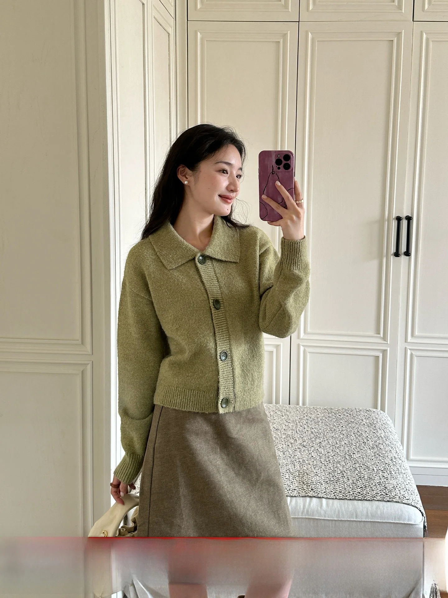 

Вязаный свитер из смесовой шерсти с воротником-стойкой Xudaqing Vintage, из смесовых волокон: нейлон, полиэстер, акрил, кашемир