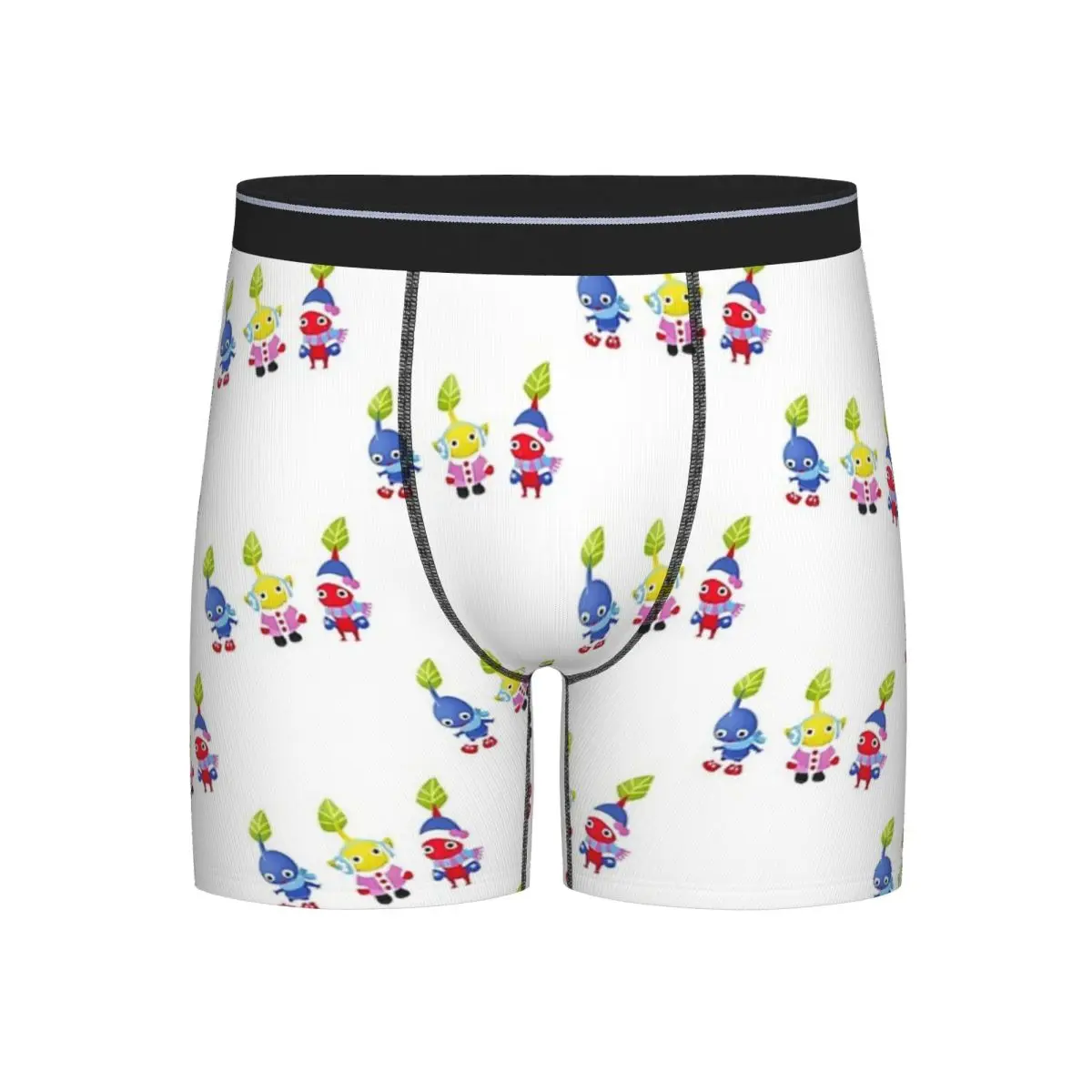 

Long Boxer Underpants Shorts Pikmin Panties Men's Comfortable Underwear for Homme Man Boyfriend Gift