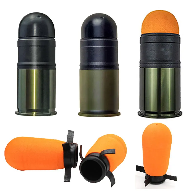 Outdoor Sports Adult Interactive Machinery 40mm Grenade Toy Sponge Bullet M79 GP30 M203 M320 MGL GL06 EGLM ND43 Hand Toy ND43