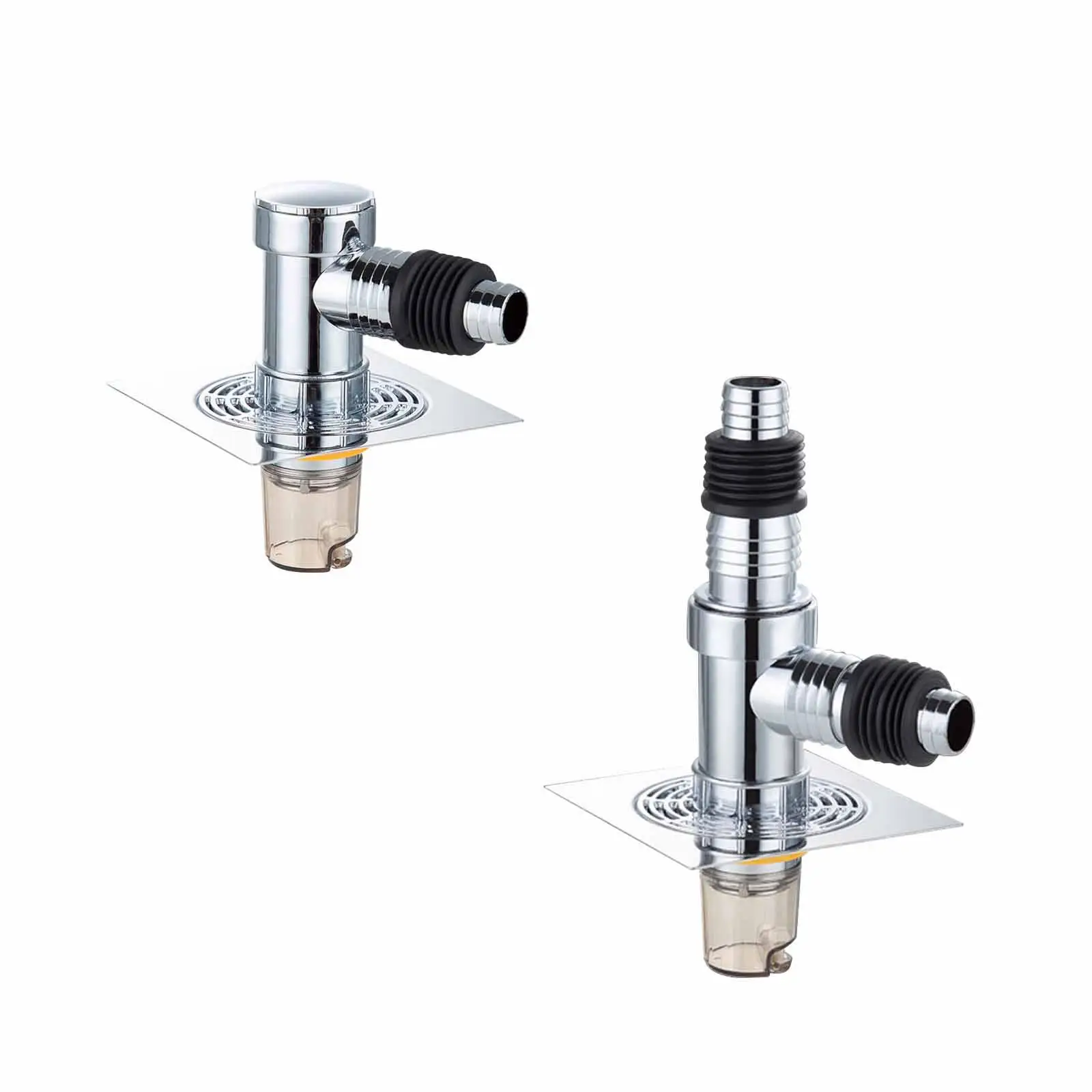 Shower Drain Cover with Pipe Connector Practical for Dorm Bathroom Restroom