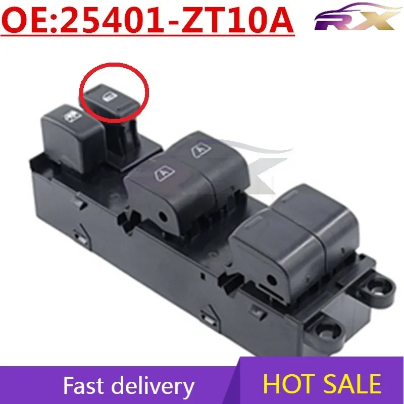 NEW:25401-ZT10A  Power Window Master Control Switch For Nissan Titan