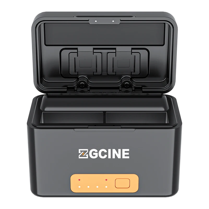 ZGCINE PS-G10 MINI 1750MAh แบตเตอรี่ที่ชาร์จความเร็วสูงกล่อง W/ชาร์จกรณีกล่องแบตสำรองบัตร TF สำหรับ GoPro Hero 10 9 8 7 6 5