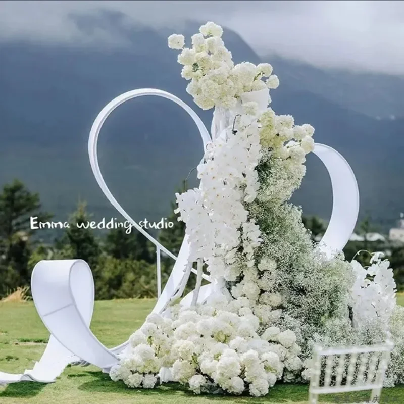 6 Meters Wedding Decoration Variable Wave Arc Aluminum Plastic Pipe Sunshine Plate For Party Stage Backdrop Ceiling Site Layout