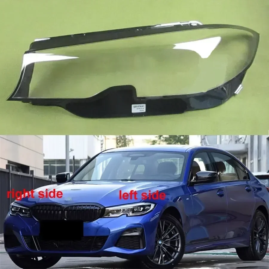 For BMW 3 Series G20 G28 320i 330i 325Li 2020-2022 Halogen Headlamp Cover Headlight Transparent Lens Lamp Shell Masks Plexiglass