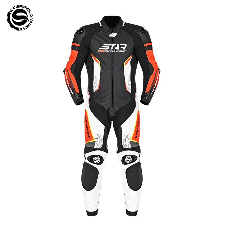 Motorcycle leather jacket racing suit professional competitive track leather cycling suit men костюм для мотокросса 오토바이 슈트