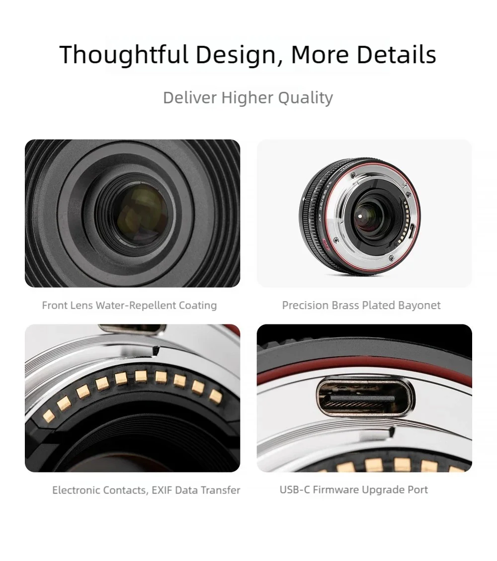 Viltrox 26mm F2.8 EVO Autofokus-Vollformatobjektiv für spiegellose Kameras mit FE-Mount / Z-Mount – Detail 8