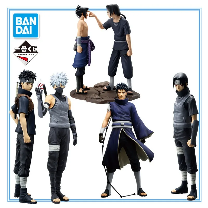 

In stock original Bandai Ichiban Kuji Uchiha Itachi Shisui Obito Sasuke Naruto：Shippūden Naruto Sharingan Anime Figure Toys Gift