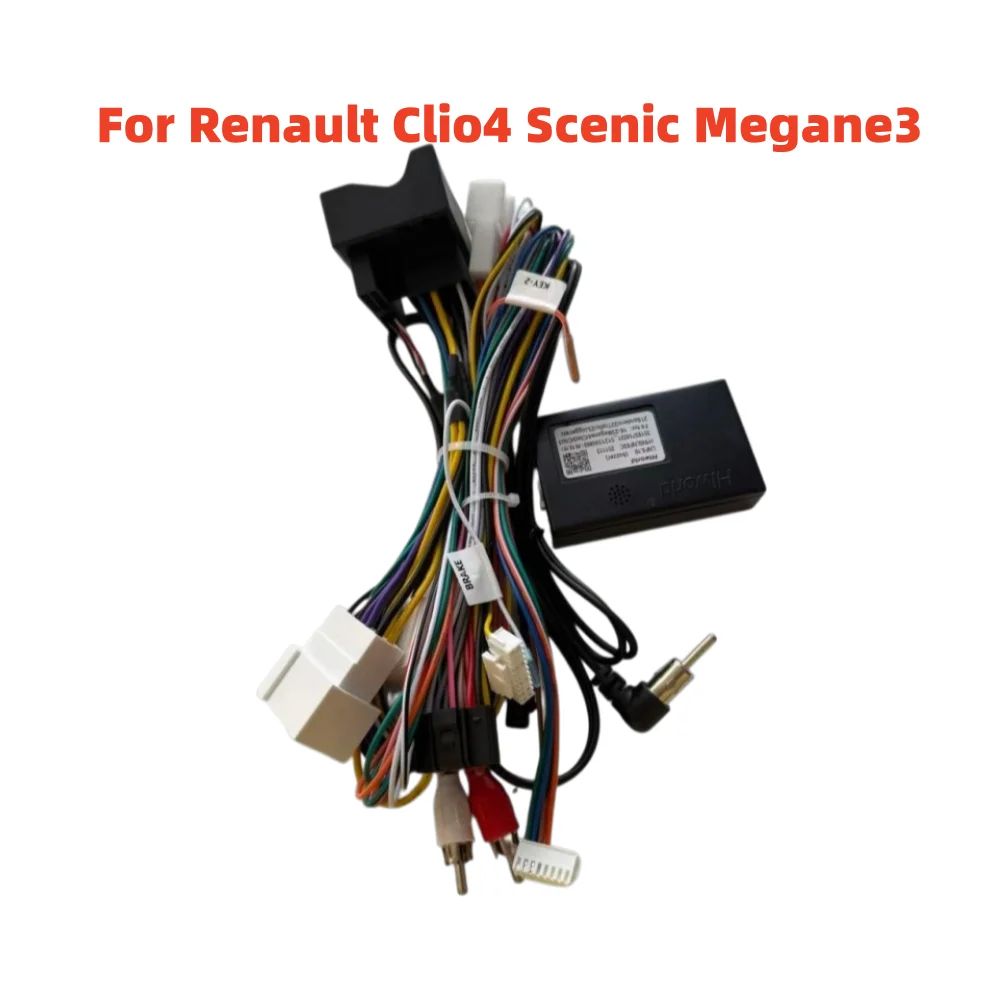 Install Aftermarket Android 16 Pin Cable LNF6.1 Canbus Box SWC Plug& Play For Renault Megane 3 Clio 4 Scenic 3 Fluence 2009-2015