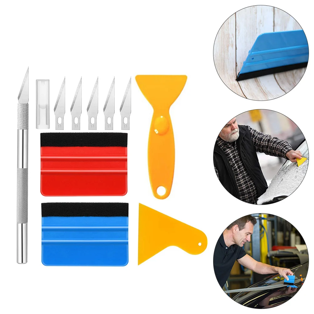 Professional Car Vinyl Wrap Tool Kit for Vehicle Window Tint Film Application Complete Car Wrapping Tool Set for DIY Projects