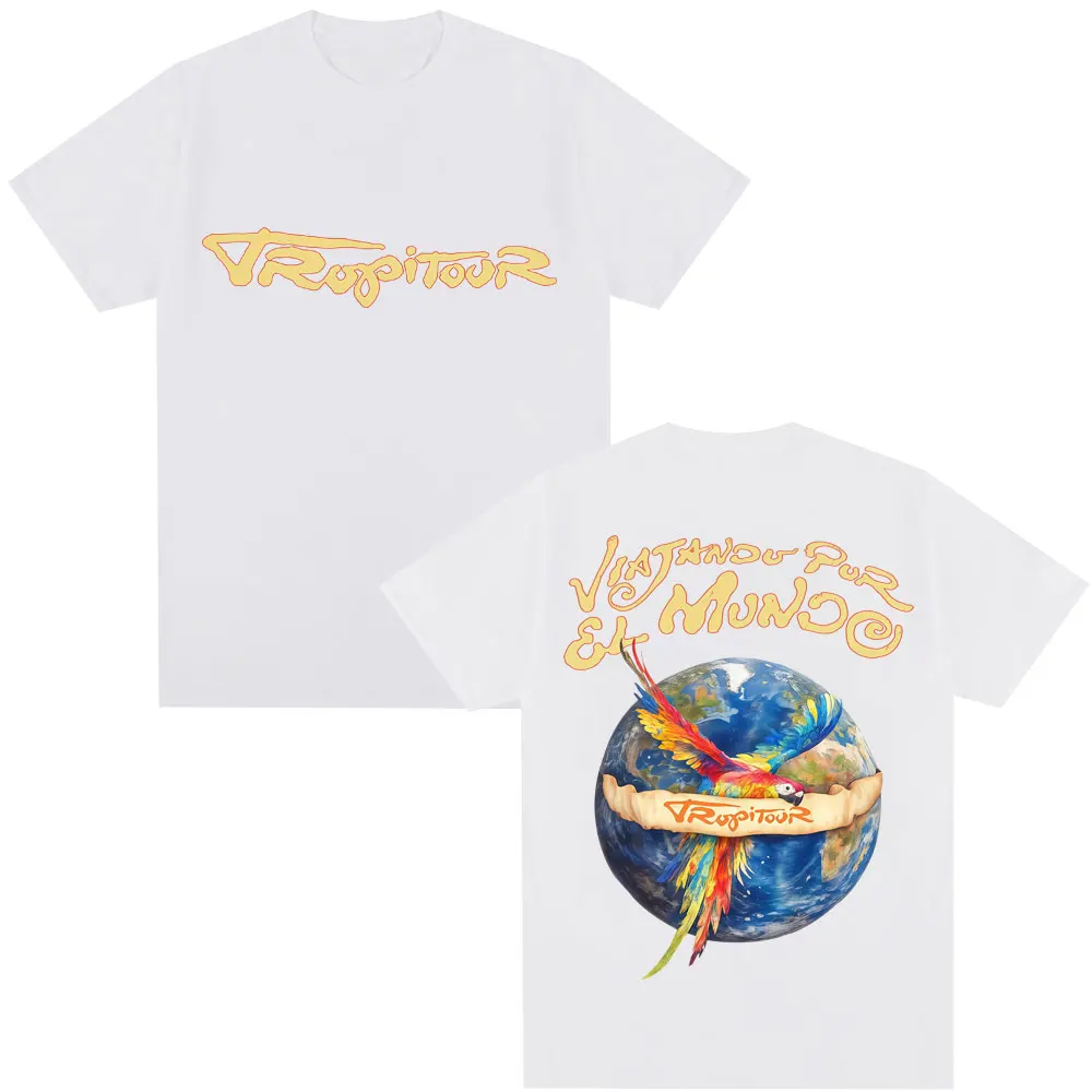 Karol G Tropicoqueta Tour Album 2026 T-Shirt für Männer und Frauen, Modische Ästhetische T-Shirts, Übergroße Lässige Baumwoll-T-Shirts, Streetwear – Detail 2