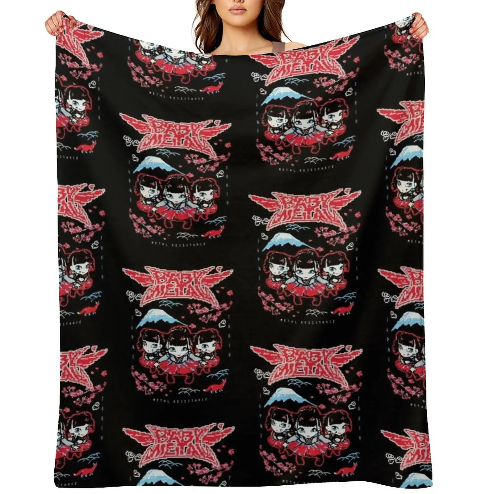 Baby Metal Tokyo Throw Blanket Nap Soft Designers Decorative Sofa Blankets