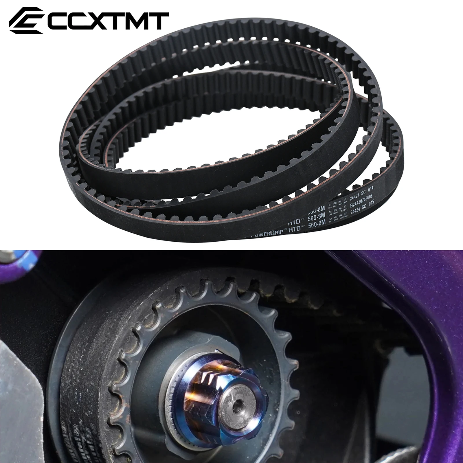 Correia de transmissão para motocross, 8m, 560, correia de transmissão para sur-ron surron sur ron light bee s/x, peças universais para motocicleta elétrica