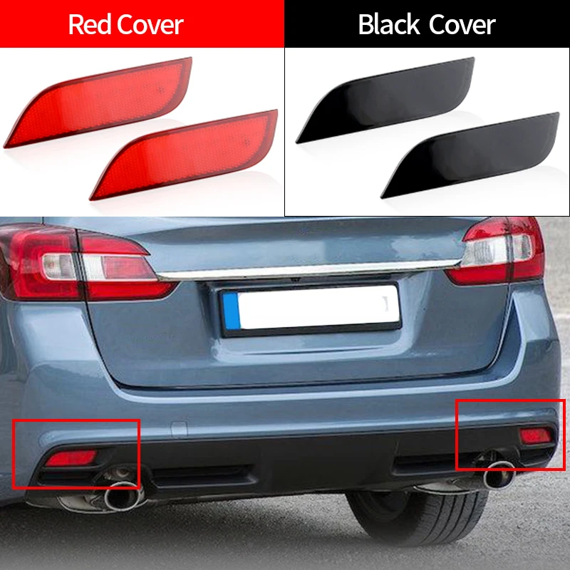 

2 шт. светодиодный отражатель заднего бампера для Subaru/Impreza/XV/WRX/LEVORG/Crossover, задние стоп-сигналы, противотуманные фары, автомобильные аксессуары