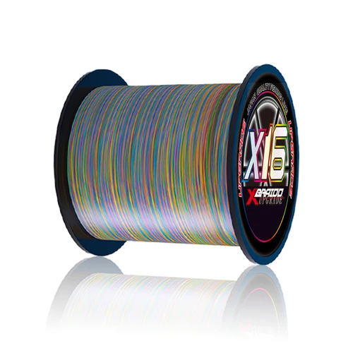 Imagen 2 del producto Bkuman alta calidad 16 soportes línea de pesca trenzada color 300m 500m equipo de pesca